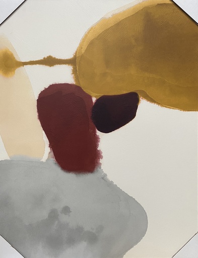 [150130 | 52GCJK0675] Cuadro Retro Con Circulos Naranja Moon Walk 4