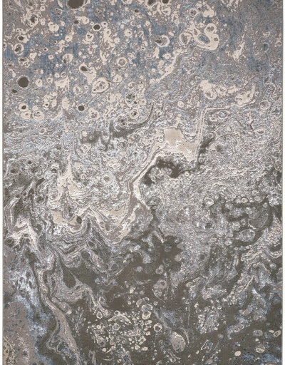 [154143 | 86041] Alfombra (2.44X3.35)M Color Plata/Azul Azure