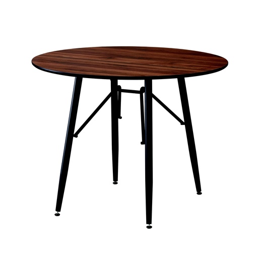 [161003 | Z-283] Mesa De Melamina Redonda Mdf Patas Metal 100X73Cm