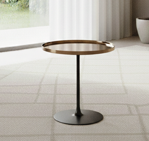 [162317 | CJ005B] Mesa Redonda Metal Cafe D45X55Cm (2 Partes)