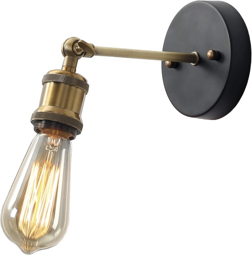 [180008 | c10602] Aplique De Pared 1L E27 Bronce Antiguo