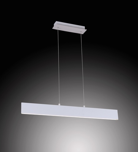 [181190 | P16010-18w Wh] Lamp. Colg. Led Dimerizable 18w 3k Blanco (780x80)mm