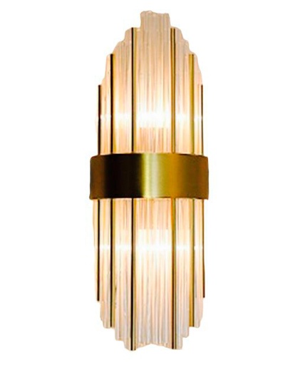 [181540 | 6010-B2] Aplique Pared 2Xe14 Dorado (200x600)Mm