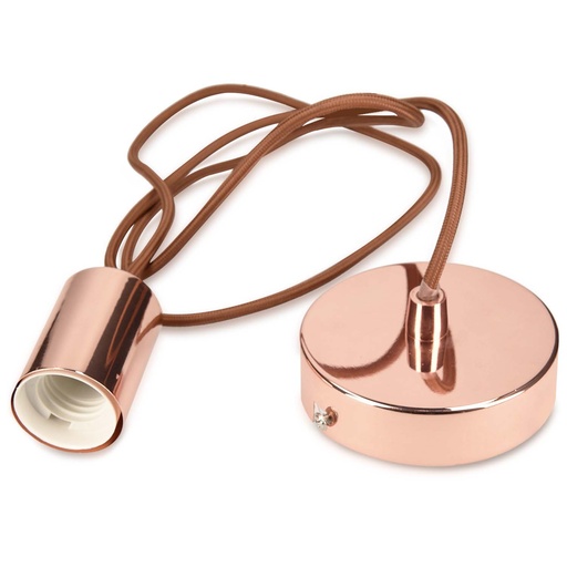 [182013 | BW2-E27-100mm-RAB] Boquilla Colg. Metal 1M Cobre