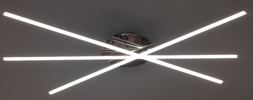 [182100 | 8801-33X CH] Lamp.Techo Led Asterizco Cr D70Cm 33W 3K