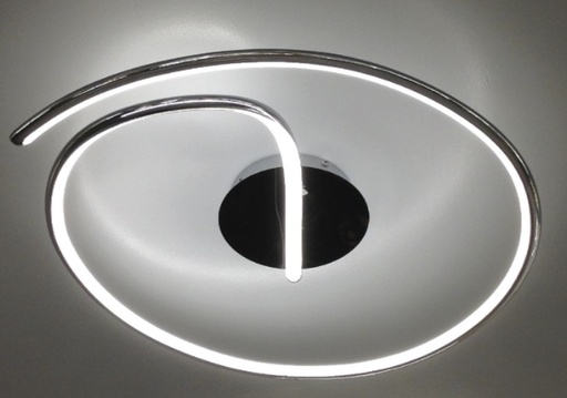 [182120 | 8805-23X CH] Lamp. Techo Redonda D46Cm Luz Int. 26W 3K Ch