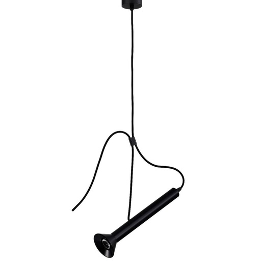 [182450 | P0888-1A BK] Lamp. Colg. Led 7W 300X1500Mm Al 90-260Vac 50/60Hz Negro 3K