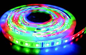 [430036 | 60LED-10mm RGB 12v] Cinta Led Smd 60L Ip20 Rgb 10W/M Interior Rollo 1X5Mt