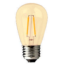 [430118 | S14 2W 3k Ambar] Foco Led E27 S14 Guirnalda Ambar 2w 2700k 110-130v