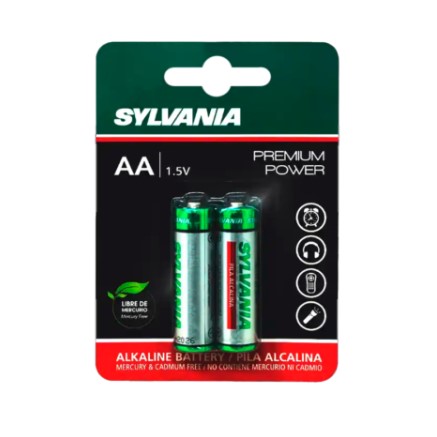 [430990 | P89500-81] Bateria O Pila Alcalina Aa Blister De 2U Sylvania