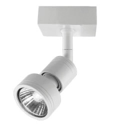 [032320] Spot Techo 1L Gu10 Aluminio Blanco (100X80X25Mm)
