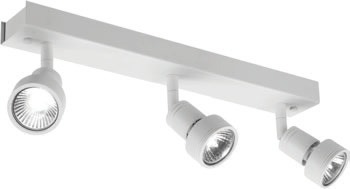 [032324] Spot Techo 3L Gu10 Aluminio Blanco (300X80X25X140Mm)