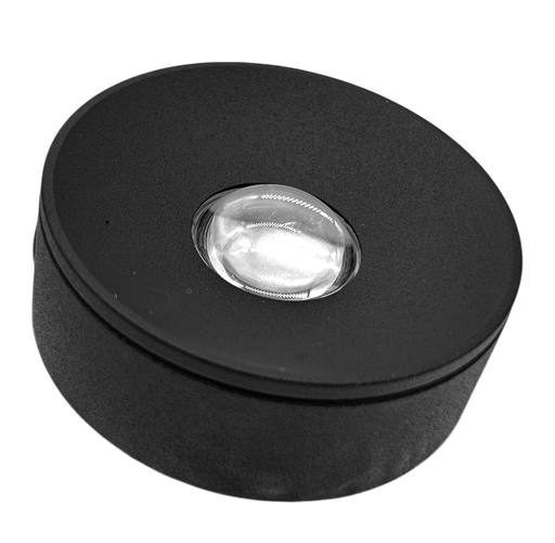 [010493 | Cabinet R3W-BK 3K] O. Dragon Led Sob. Red. Alum. Negro 3w 3k 300lm (110-130)v (D60X22)mm Ip20