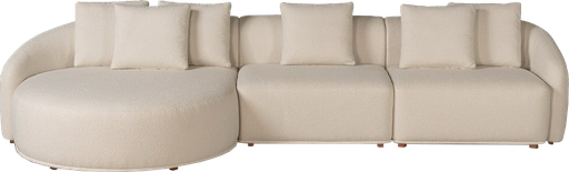 [169847] SOFA DUNAS sheslom redondo Ld Ivory textura