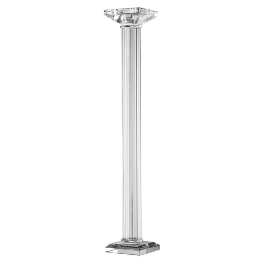 [151313 | DT75582] CANDELABRO DE CRISTAL TIPO COLUMNA GRANDE