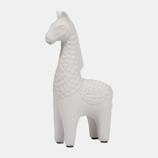 [151493 | 18791] FIGURA DE CERAMICA DE ALPACA BLANCA