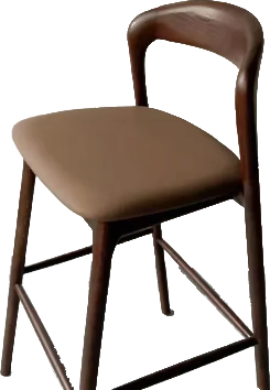 [161106 | BM022#] Silla Bar Cafe+Madera Fresno (H100x75)cm