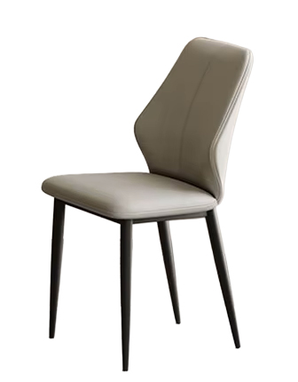 [161113 | 690#] Silla Gris Claro+Patas Metal (76x50)cm