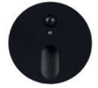 [033157 | T65Y/GY NEGRO] Spot Pared/Grada Led. Red. C/S Mov. Emp. Alum. Negro 2w 3k (85-265)v (D65xL60)mm Ip20