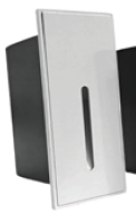 [033171 | CT1 BLANCO] Spot Pared/Grada Led. Rectan. Emp. Alum. Blanco 3w 3k (85-265)v (L90xA40)mm IP54