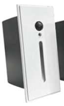 [033173 | CT1-Sensor BLANCO] Spot Pared/Grada Led. Rectan. C/S Mov. Emp. Alum. Blanco 3w 3k (85-265)v (L90xA40)mm IP54