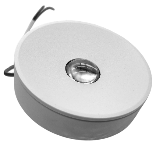 [010495 | Cabinet A7W-WH 3K] O. Dragon Led Sob. Red. Alum. Blanco 7w 3k 700lm (110-130)v (D80xL19)mm IP20