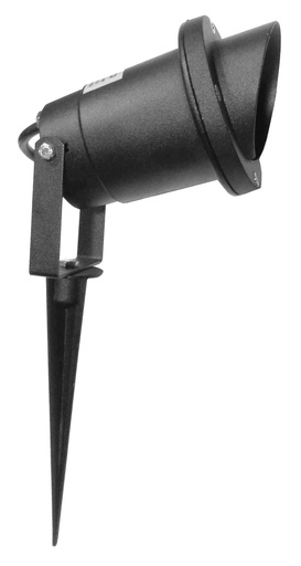 [033077 | LDC0430B-GU10] Spot Estaca Mini GU10 Alum. Negro (D106x75)mm IP65