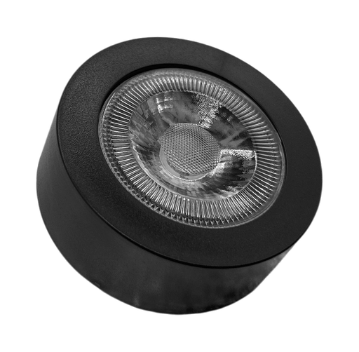[010497 | LCG1530-3W-BK] O. Dragon Led Sob. Red. Plastico Negro 3w 3k 70lm/w v (D60xH22)mm IP20