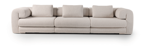 [169892] Sofa Zari 2.44 brazo ancho Mecanismo tela A101 jaspes vainilla-beige