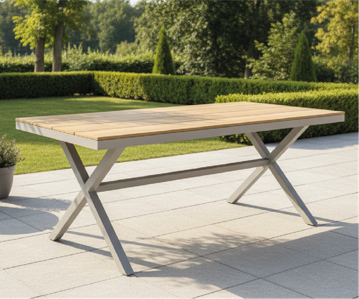 [162341 | HY004#] Mesa Ext. Rectangular Aluminio (150x90x75)cm