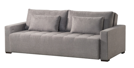 [169900] Sofa Porto 2.40 mecanismo electrico tela G36 jaspes caramelo - taupe-beige