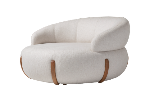 [169901] Chaise Kava tela B74 marmoleado gris